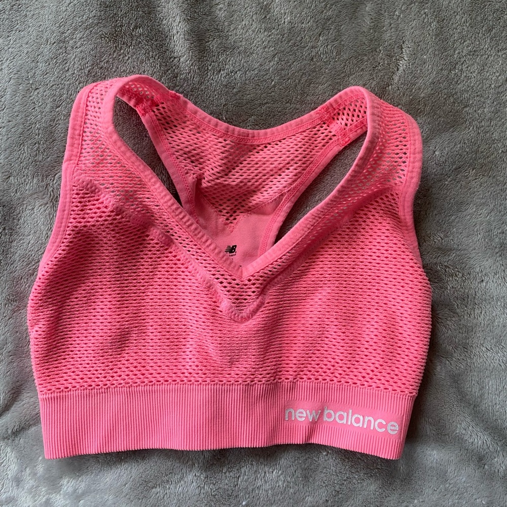 New Balance Pink Sports Bra